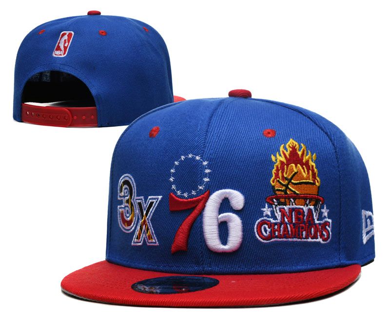 2022 NBA Philadelphia 76ers Hat ChangCheng 09272->->Sports Caps